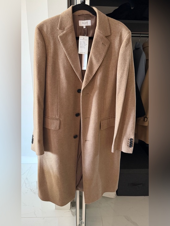 Reiss Jackets & Blazers - Reiss Camel Wool Pea Coat NWT